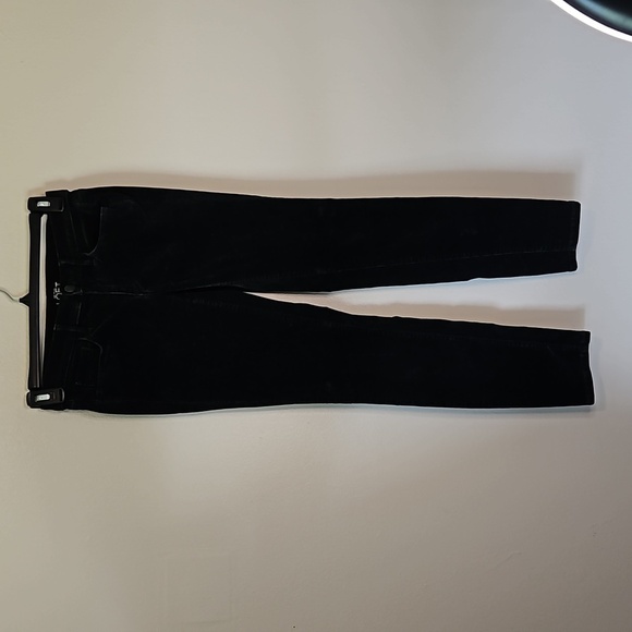 Ann Taylor LOFT modern skinny corduroy pants black size 25/0 velvety EUC - Picture 1 of 7